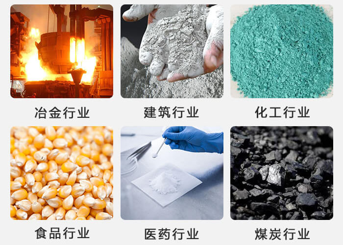 不銹鋼振動篩主要應用于冶金，建筑，化工，食品等行業(yè)中。